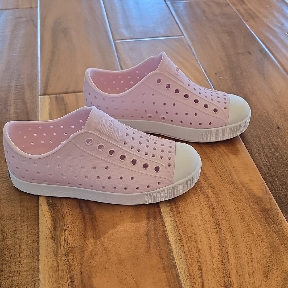 Native Shoes Kids Light Pink Slip-On Sneakers